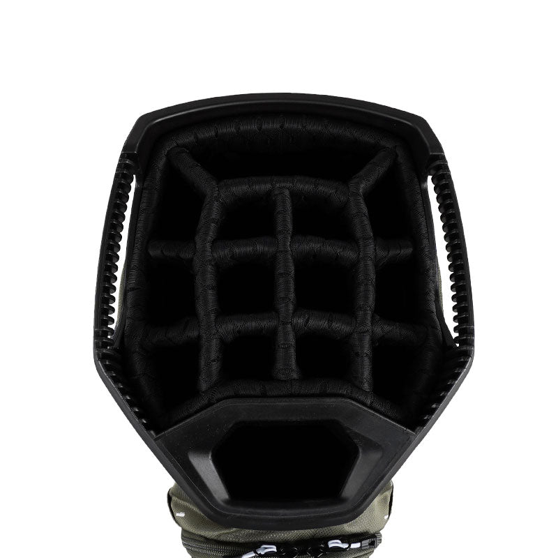 SUN MOUNTAIN 9" C100 14-Way Cart Bag (Black/Green/Red)