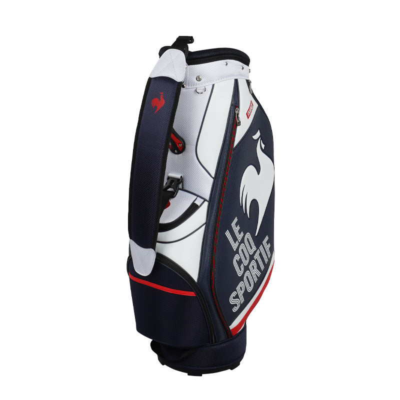 LE COQ SPORTIF GOLF 9.5" Graphic Design Lightweight Cart Bag (White/Navy)