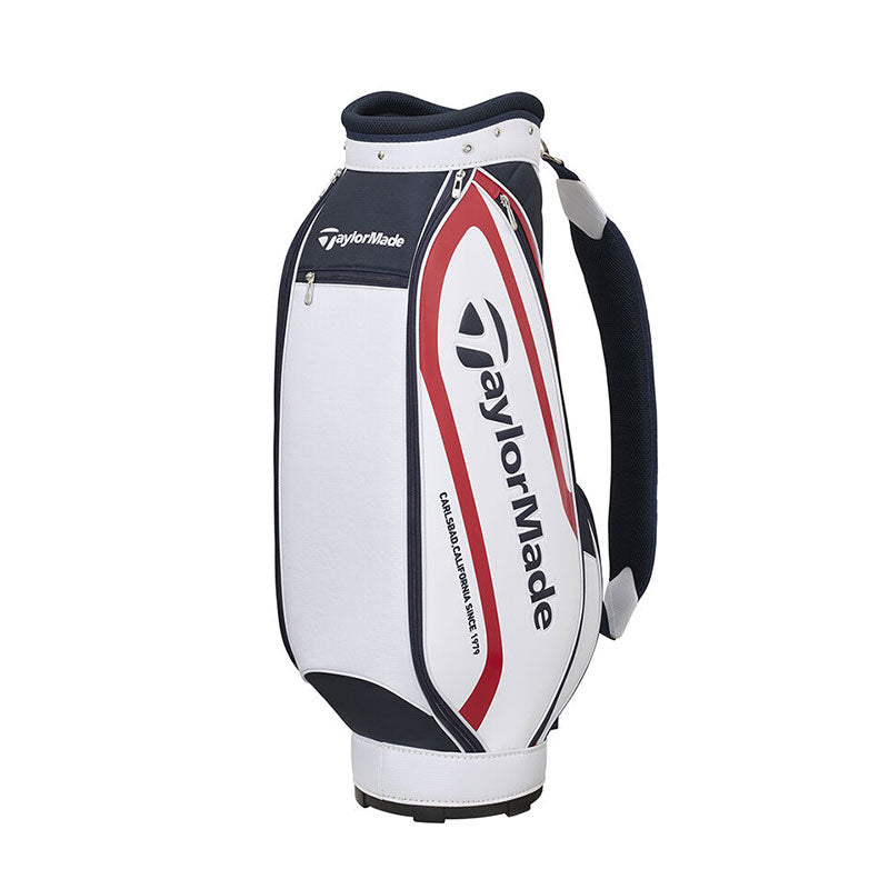 TAYLORMADE 9" True-Lite Cart Bag (White/Navy/Red)