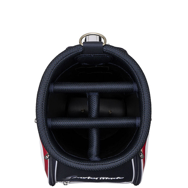 TAYLORMADE 9" True-Lite Cart Bag (White/Navy/Red)