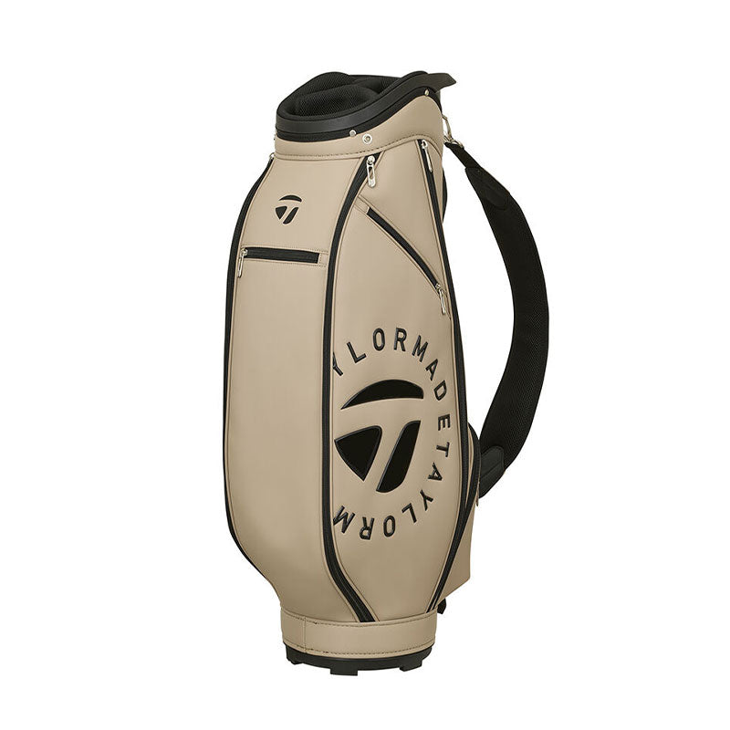 TAYLORMADE 9.5" Circle T Cart Bag (Beige/Black)