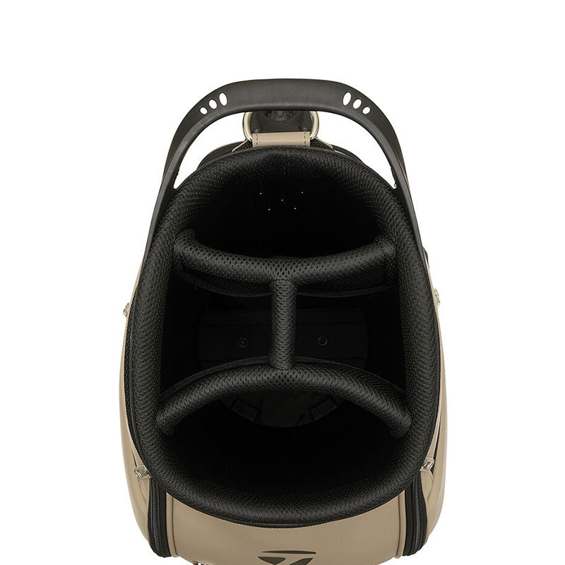 TAYLORMADE 9.5" Circle T Cart Bag (Beige/Black)