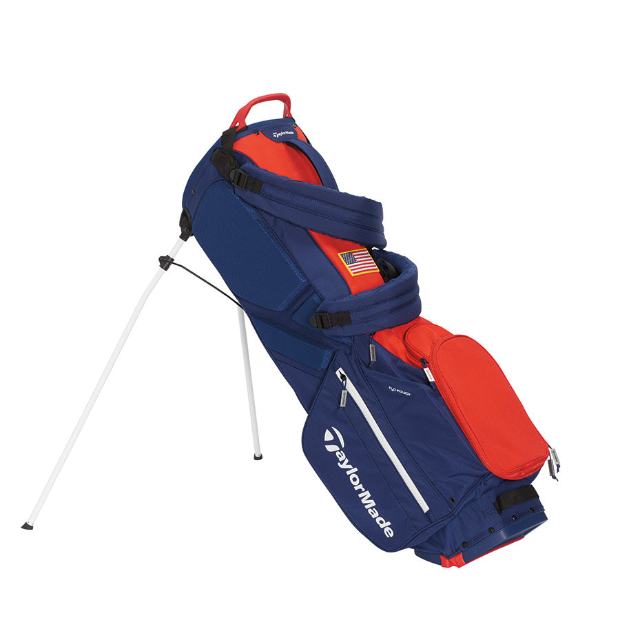 TAYLORMADE Flextech 2021 Upgrade Stand Bag (Navy/Red/White)