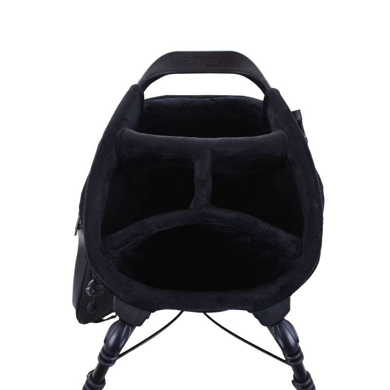 TITLEIST Jet Black Premium Stand Bag (Black/White)