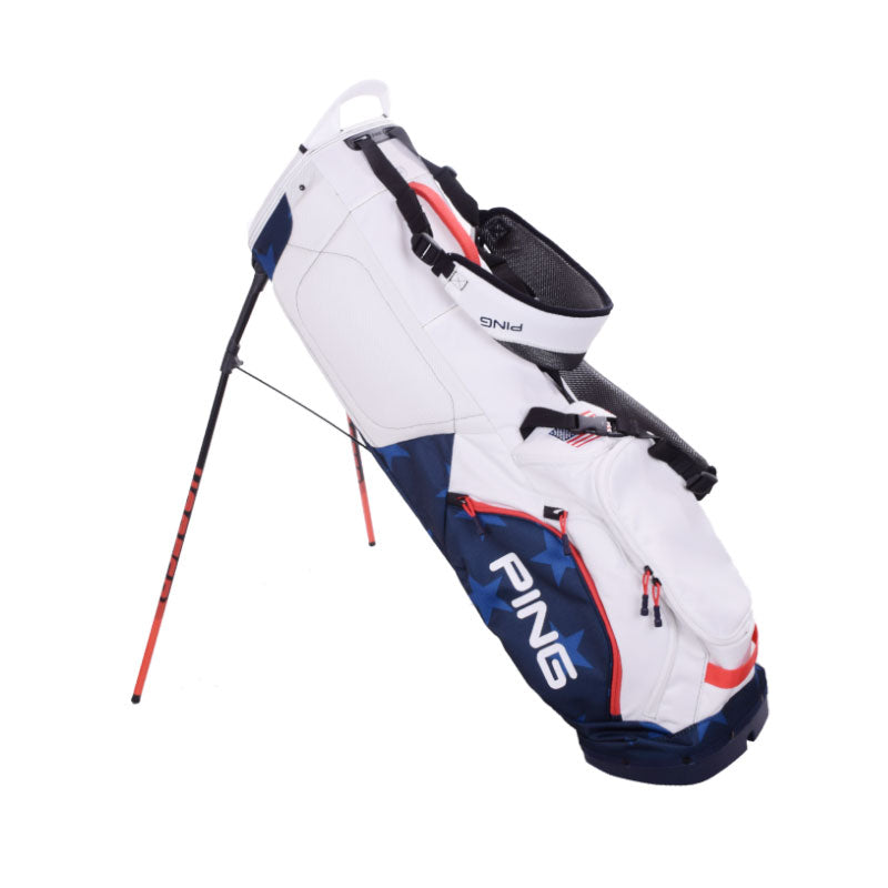 PING Hoofer Lite 2022 Stand Bag (Navy/White/Red)