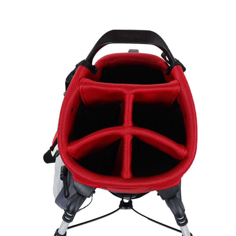 TITLEIST Players 5 Stand Bag (Red/Graphite/Grey)
