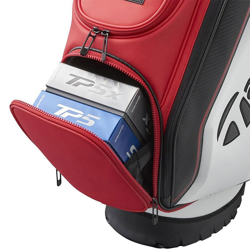 TAYLORMADE 9.5" Global Tour Stand Bag (Black/Red)