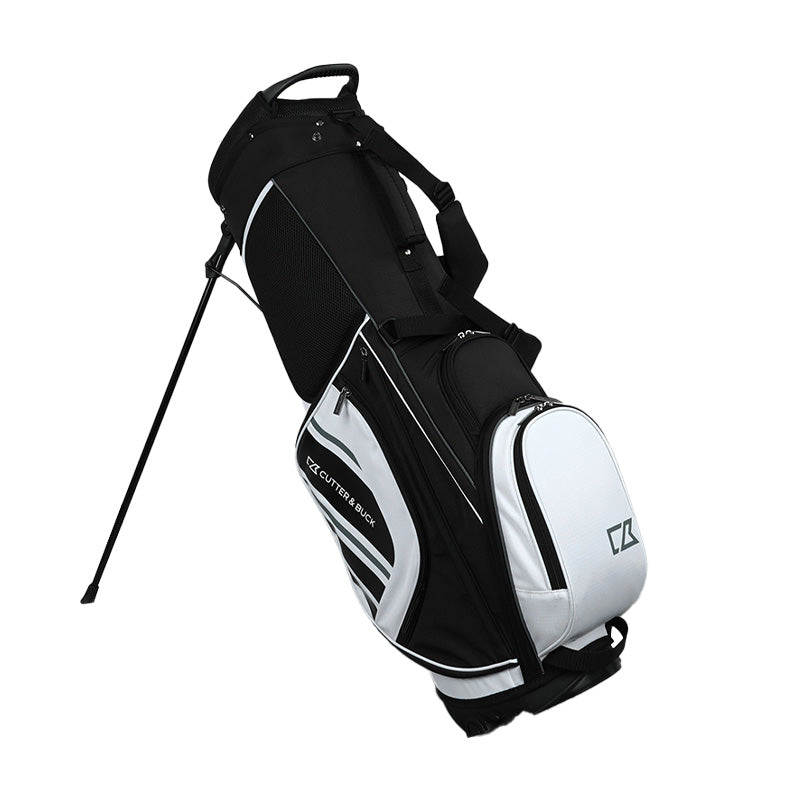 CUTTER & BUCK 9" Stand Bag (Black/White)