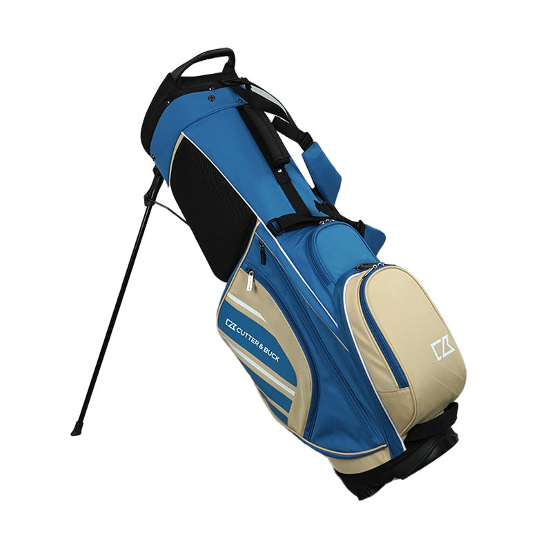 CUTTER & BUCK 9" Stand Bag (Blue/Beige)
