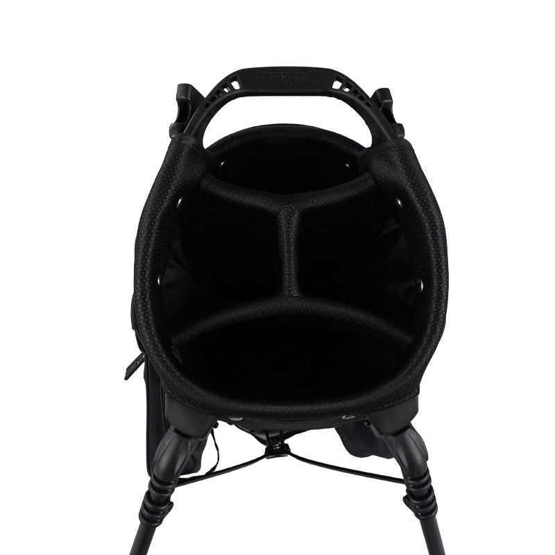 TITLEIST Players 4 Stand Bag (Black/Black/Red)