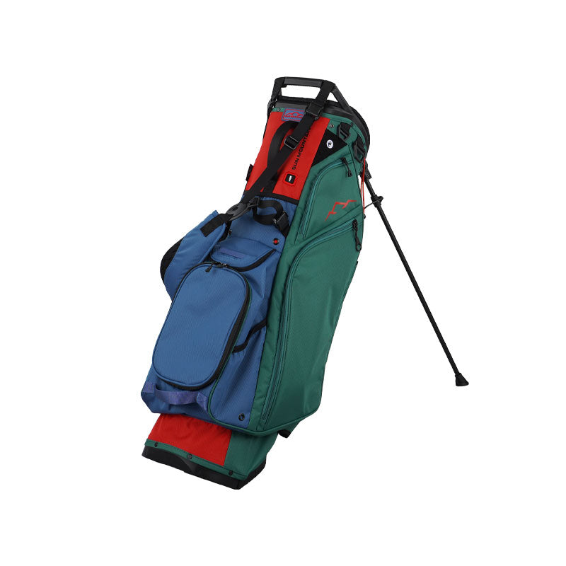 SUN MOUNTAIN 8.5" E-3.5 14-Way Stand Bag (Forest/Navy/Red)
