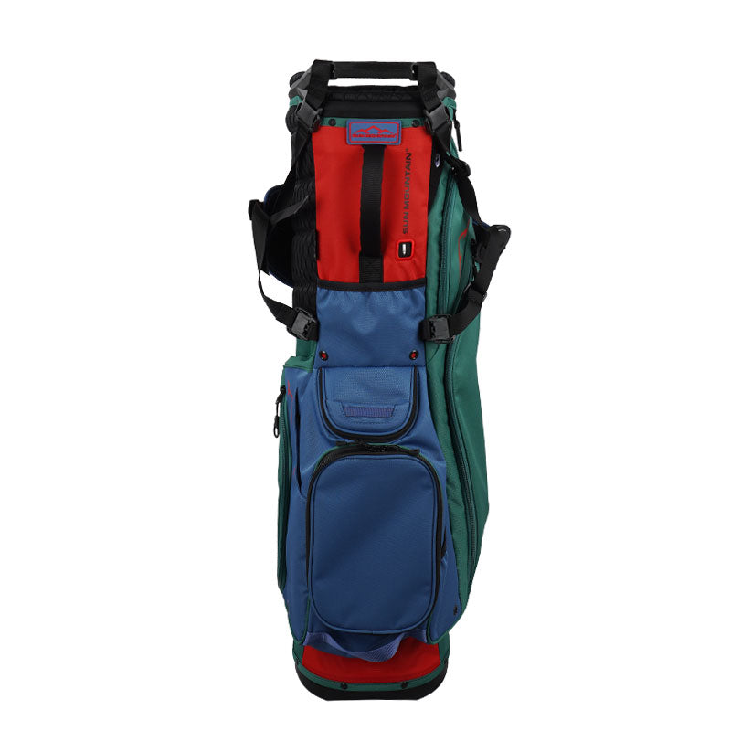 SUN MOUNTAIN 8.5" E-3.5 14-Way Stand Bag (Forest/Navy/Red)