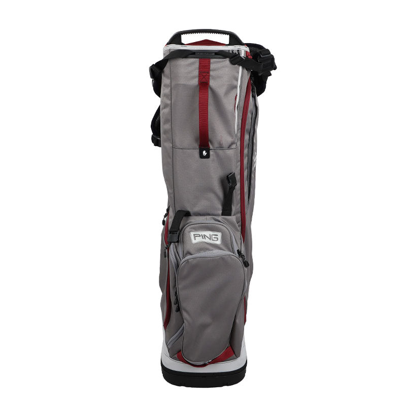 PING Hoofer Lite Stand Bag (Pewter/Grey/Red)