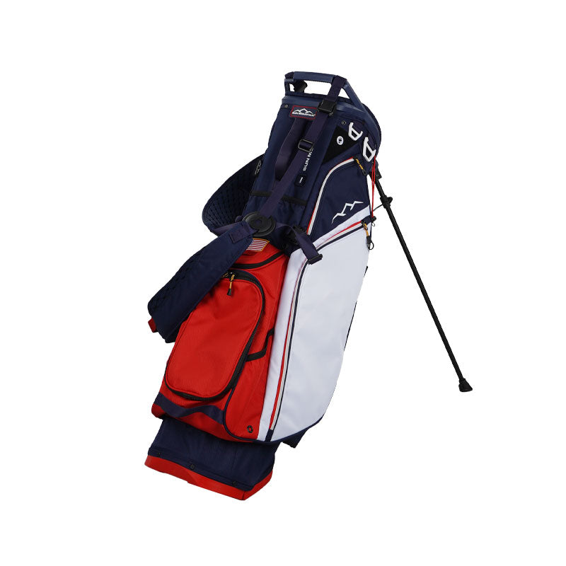 SUN MOUNTAIN 8.75" Eclipse E-3.5 14-Way Stand Bag (Navy/Red/White)