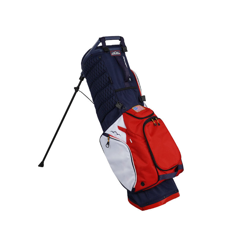 SUN MOUNTAIN 8.75" Eclipse E-3.5 14-Way Stand Bag (Navy/Red/White)