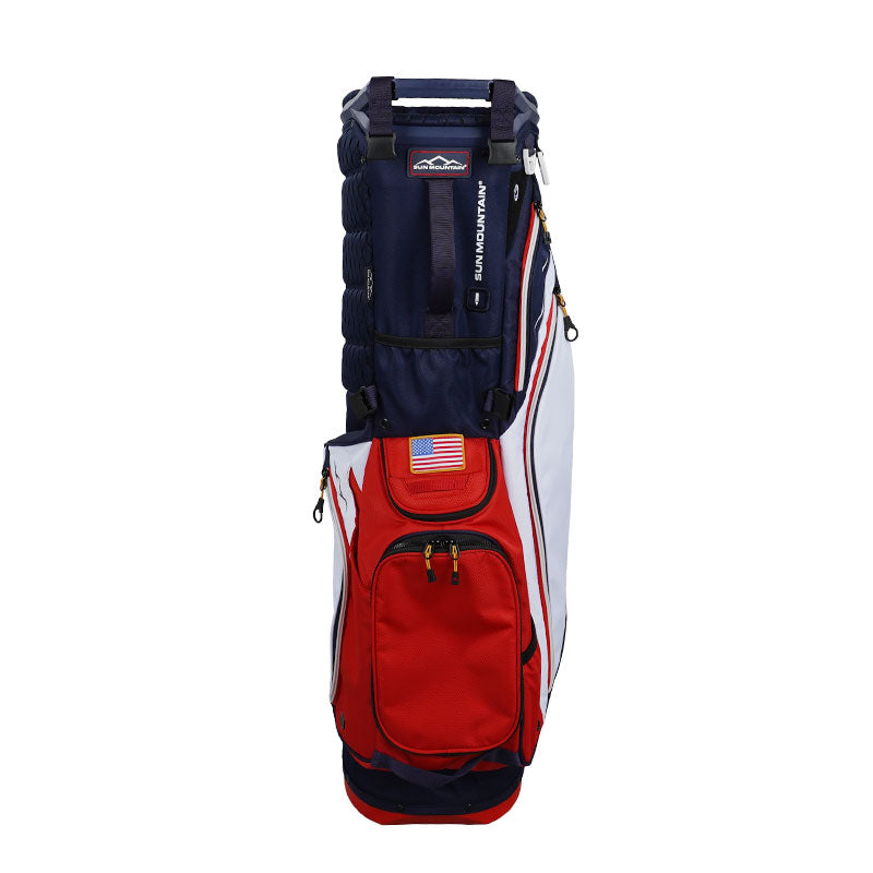 SUN MOUNTAIN 8.75" Eclipse E-3.5 14-Way Stand Bag (Navy/Red/White)