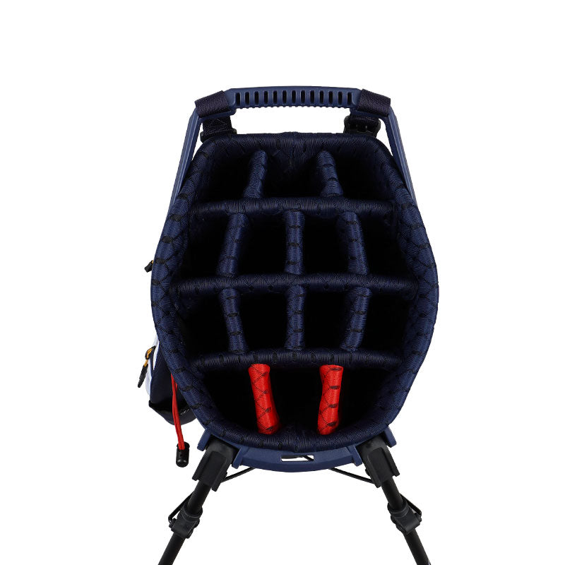 SUN MOUNTAIN 8.75" Eclipse E-3.5 14-Way Stand Bag (Navy/Red/White)