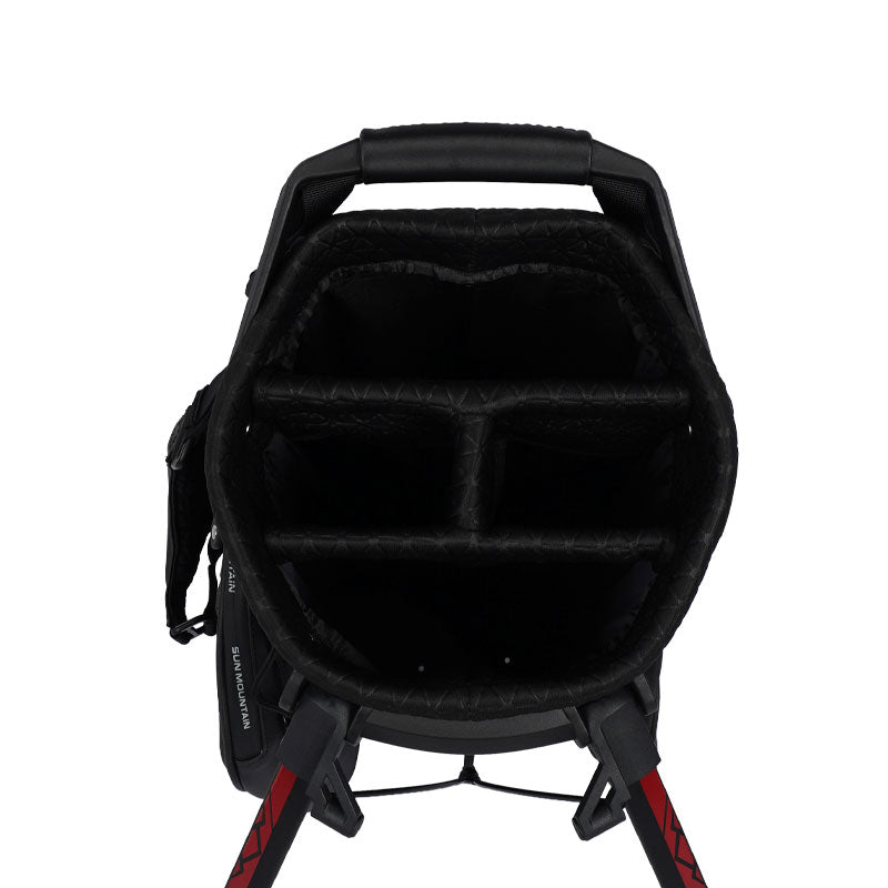 SUN MOUNTAIN 8.5" Matchplay 4-Way Stand Bag (Black)