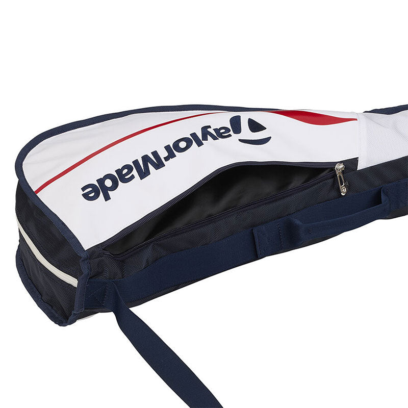 TAYLORMADE True-Lite Range Bag (White/Navy/Red)