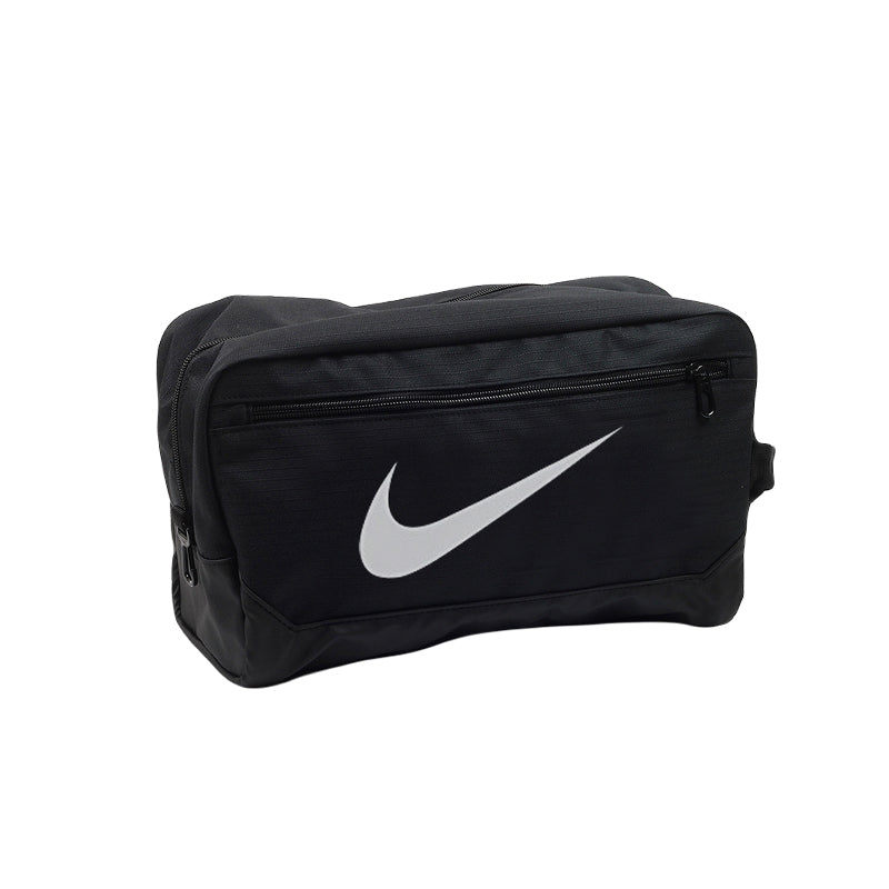 NIKE Brasilia Shoe Bag (Black/Black/White)