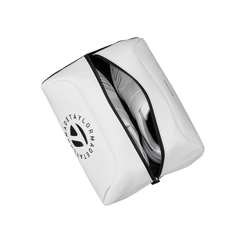 TAYLORMADE Circle Logo Shoe Bag (White)