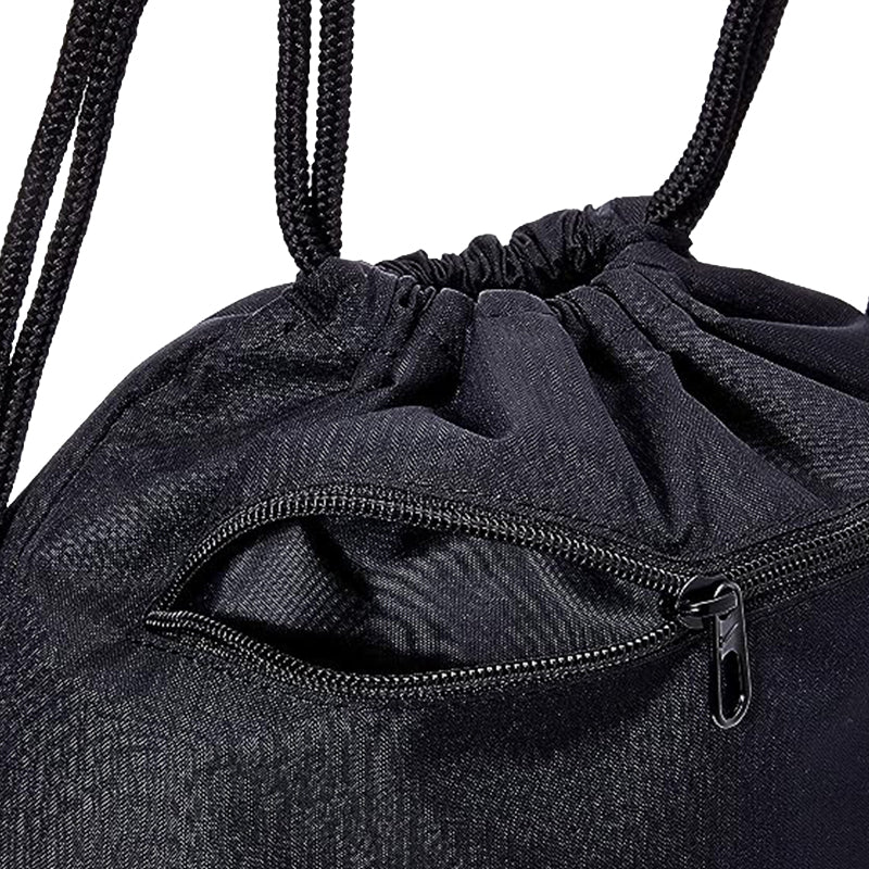 NIKE Brasilia 9.5 Sackpack (Black/Black/White)