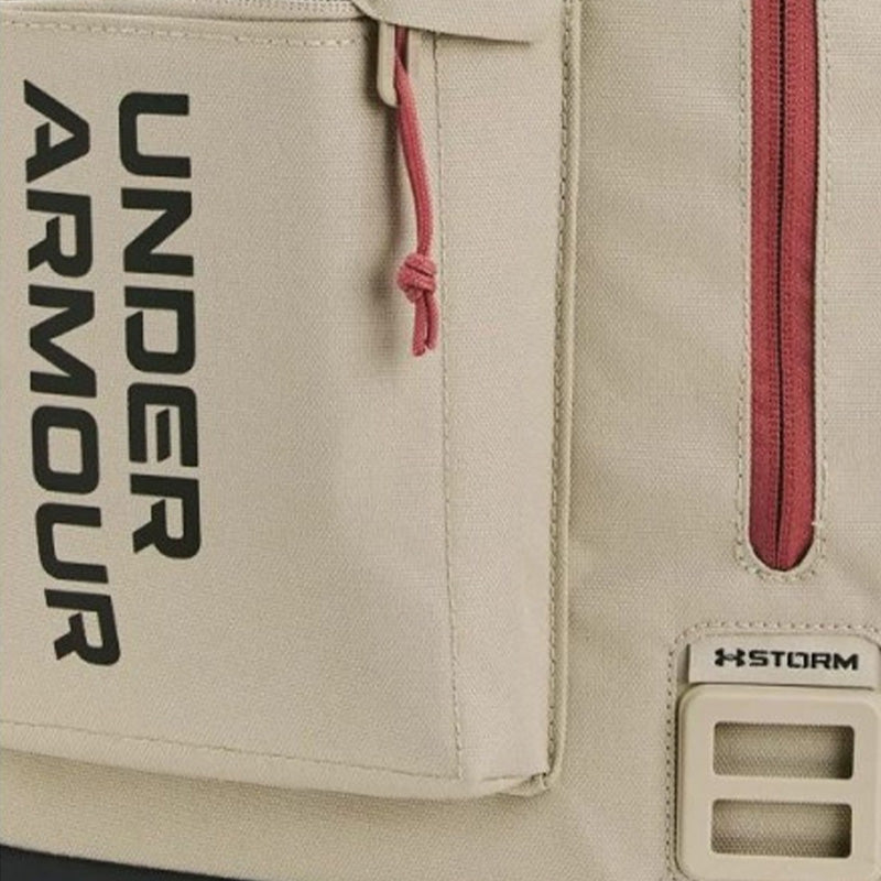 UNDER ARMOUR Halftime Backpack (Khaki/Red/Black)