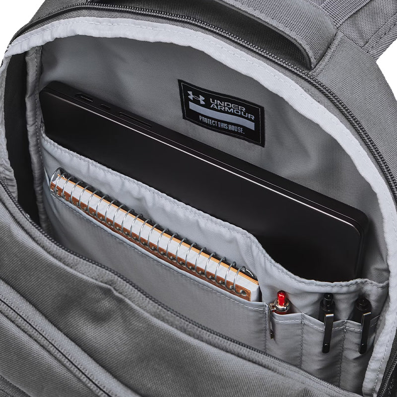 UNDER ARMOUR Hustle 6.0 Backpack (Castlerock/Steel)