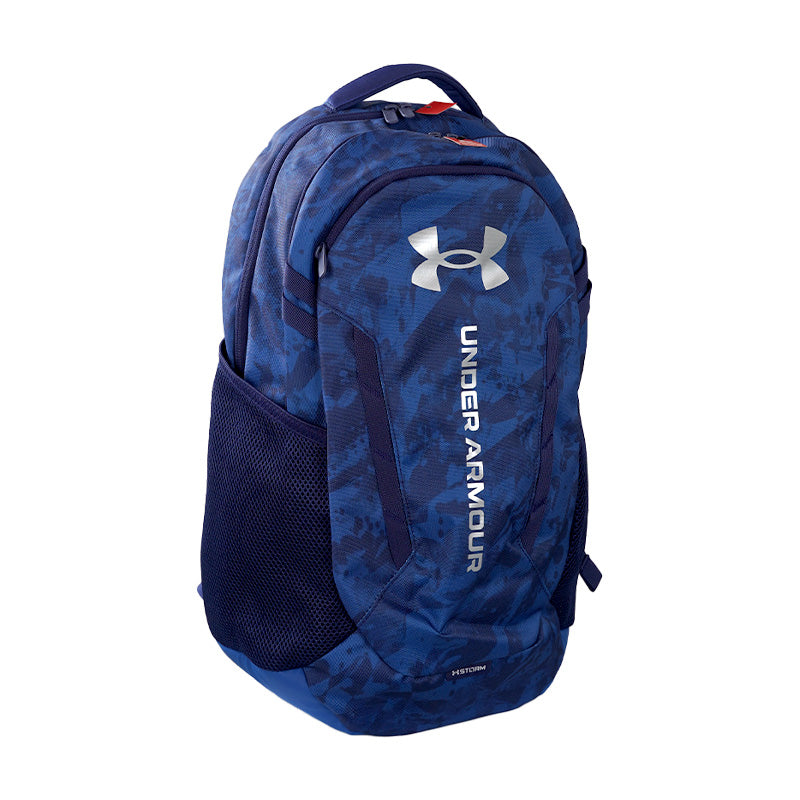 UNDER ARMOUR Hustle 6.0 Backpack (Blue/Navy/Silver)