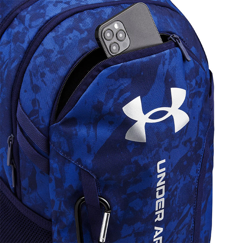 UNDER ARMOUR Hustle 6.0 Backpack (Blue/Navy/Silver)