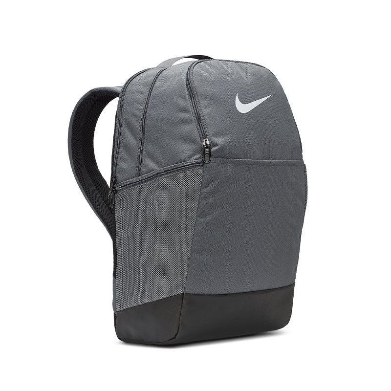 NIKE Brasilia 9.5 Backpack (Grey/Black/White)