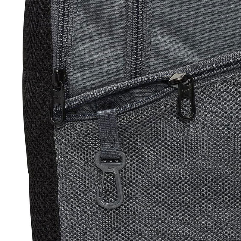 NIKE Brasilia 9.5 Backpack (Grey/Black/White)