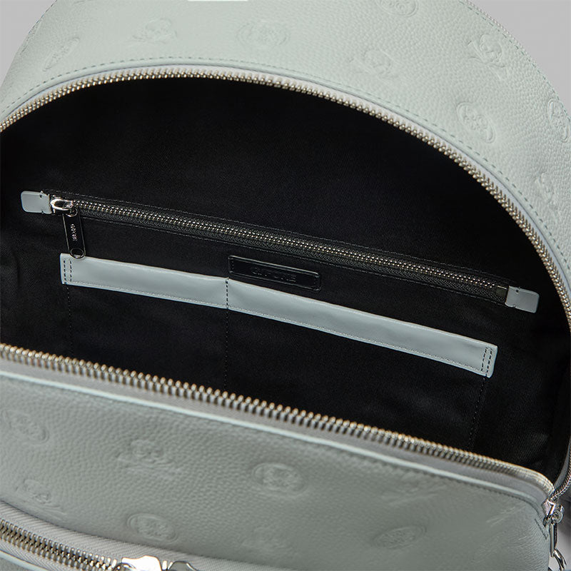 GFORE Embossed Skull & Tees Leather Backpack (Nimbus)