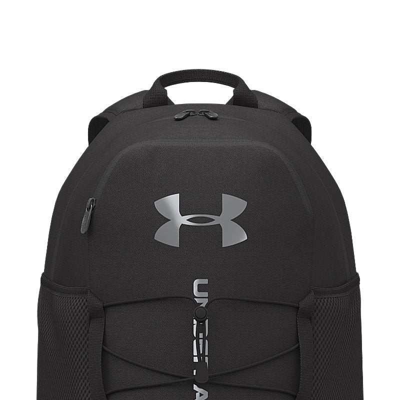 UNDER ARMOUR Hustle Sport 6.0 Backpack (Black/Silver)