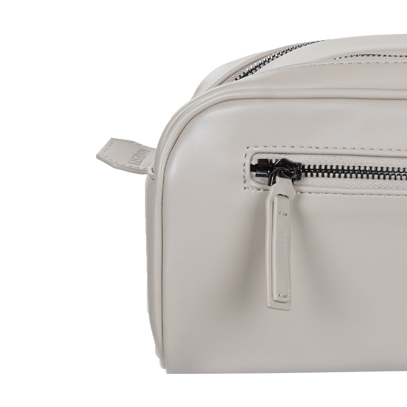 MAJESTY 2-Zipper Pouch (Beige)