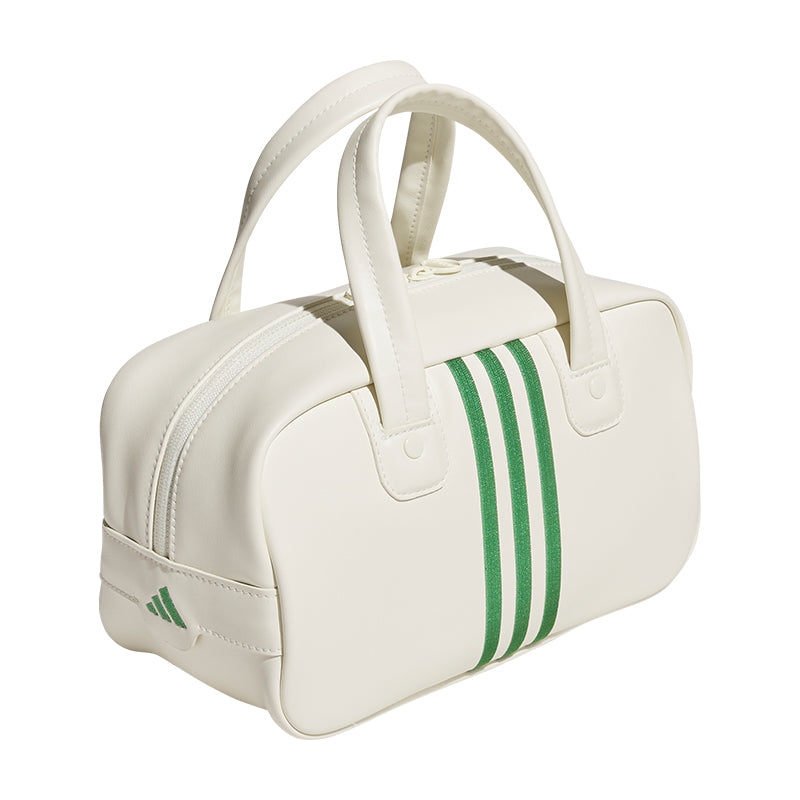 ADIDAS 3-Stripes Women's Round Bag (White/Green)