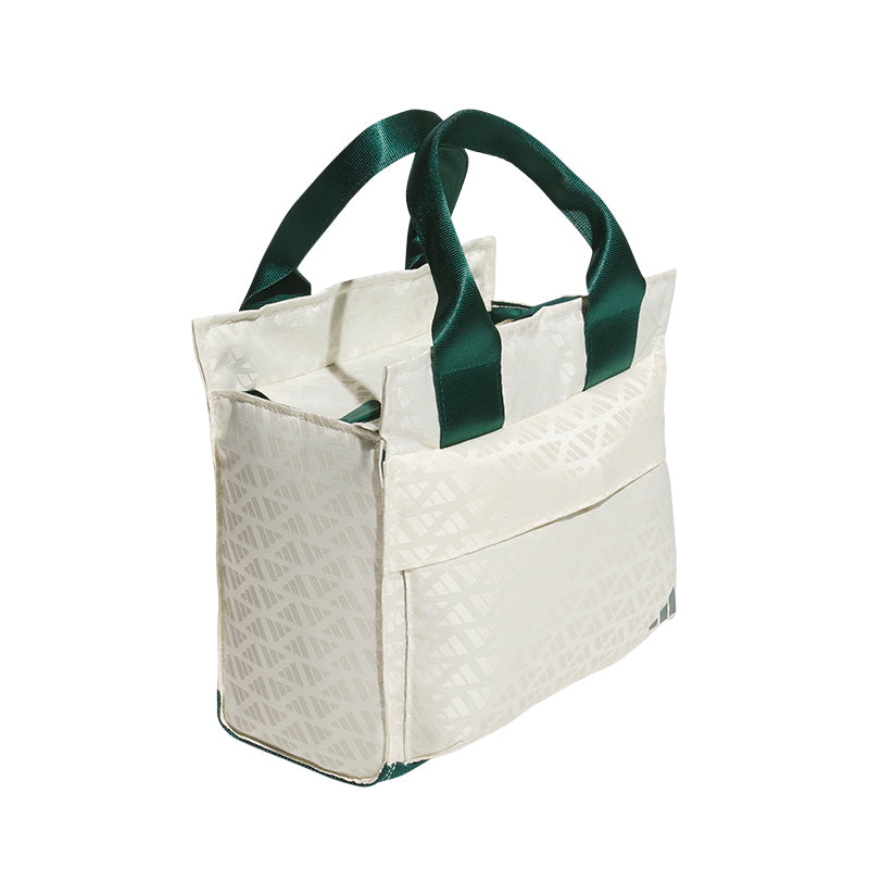 ADIDAS Monogram Round Tote Bag (White/Green)