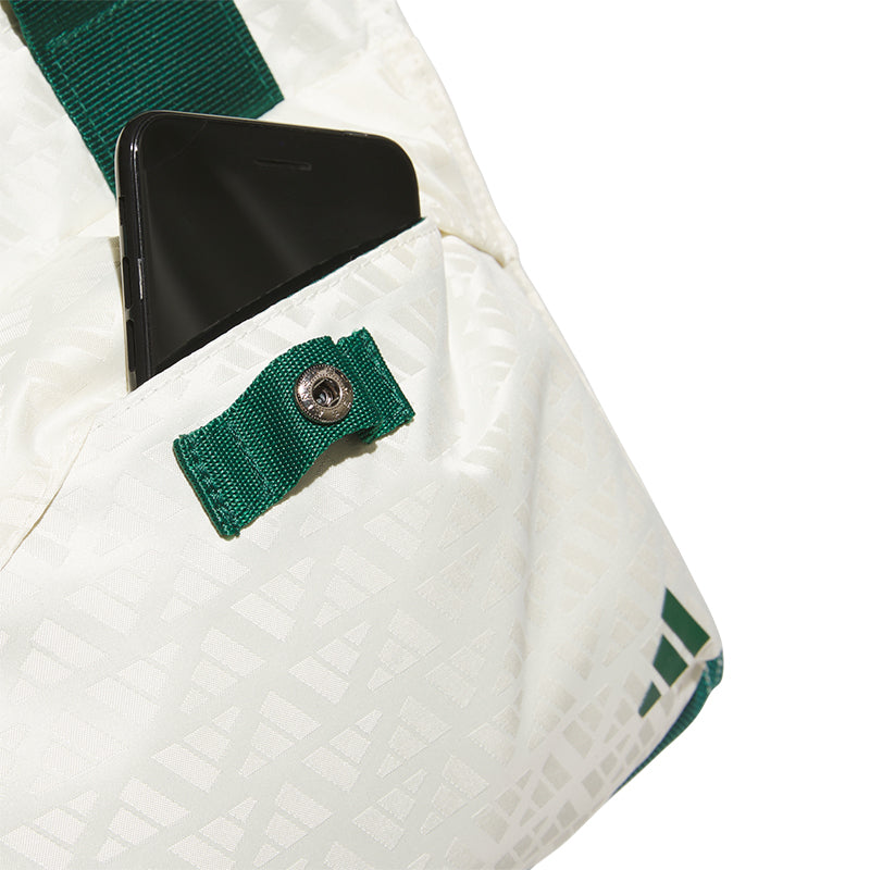 ADIDAS Monogram Round Tote Bag (White/Green)