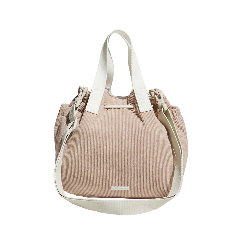 ADIDAS Corduroy Round Bag (Taupe)