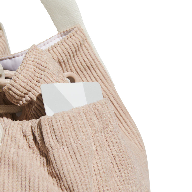 ADIDAS Corduroy Round Bag (Taupe)