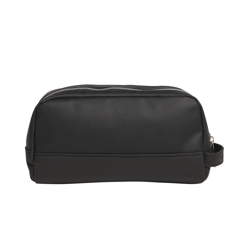 ADIDAS Polyurethane 2-Way Zip Pouch (Black)