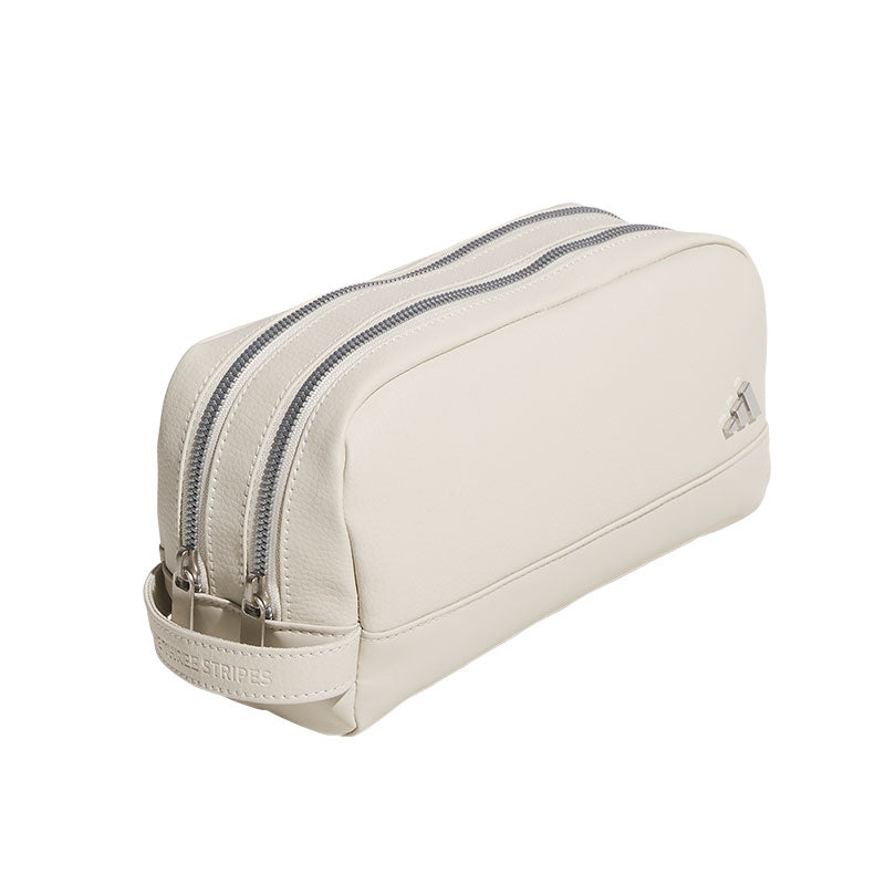 ADIDAS Polyurethane 2-Way Zip Pouch (Alumina)