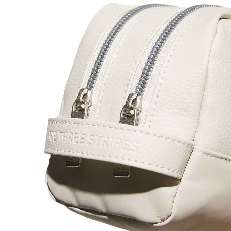 ADIDAS Polyurethane 2-Way Zip Pouch (Alumina)