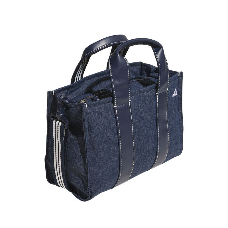 ADIDAS Denim Look Heather Round Tote Bag (Navy)