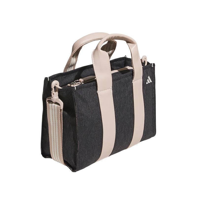 ADIDAS Denim Look Heather Round Tote Bag (Black)