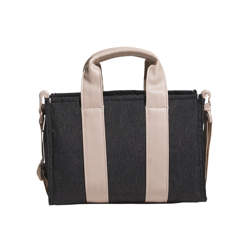 ADIDAS Denim Look Heather Round Tote Bag (Black)