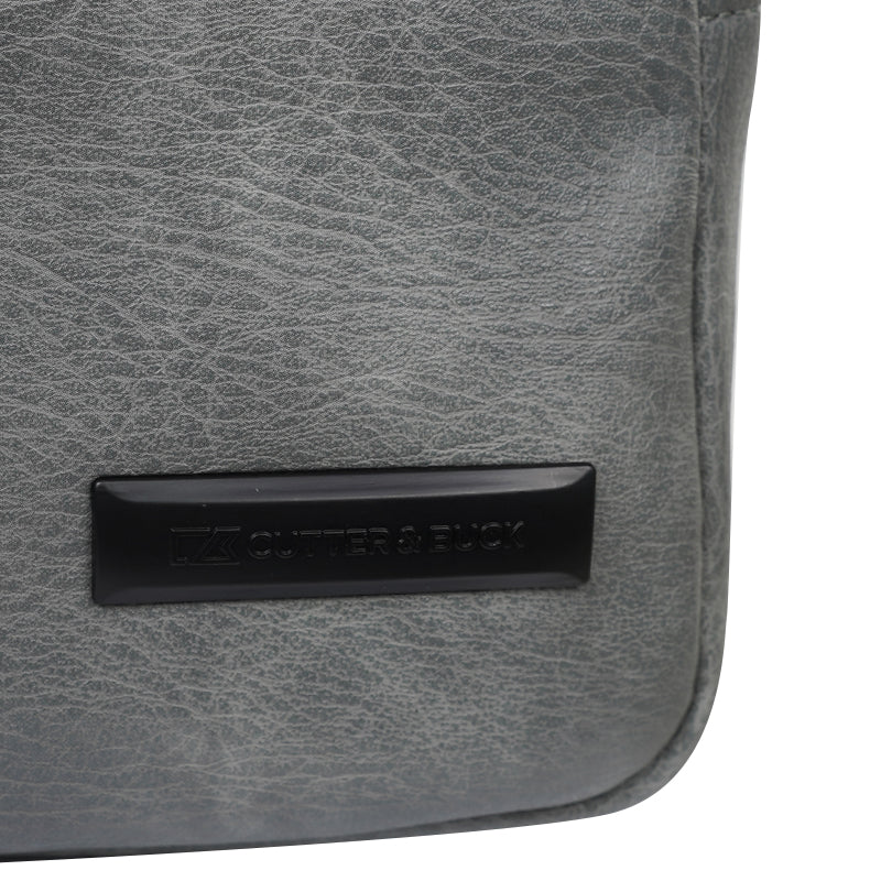 CUTTER & BUCK Double Zip PU Pouch (Grey)