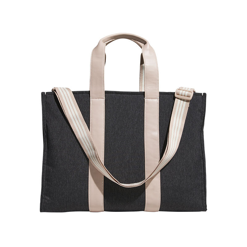 ADIDAS Denim-Look Heather Big Tote Bag (Black)