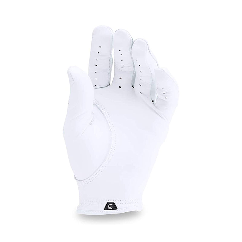 UNDER ARMOUR Spieth Tour Men's Leather Glove (White/Black)
