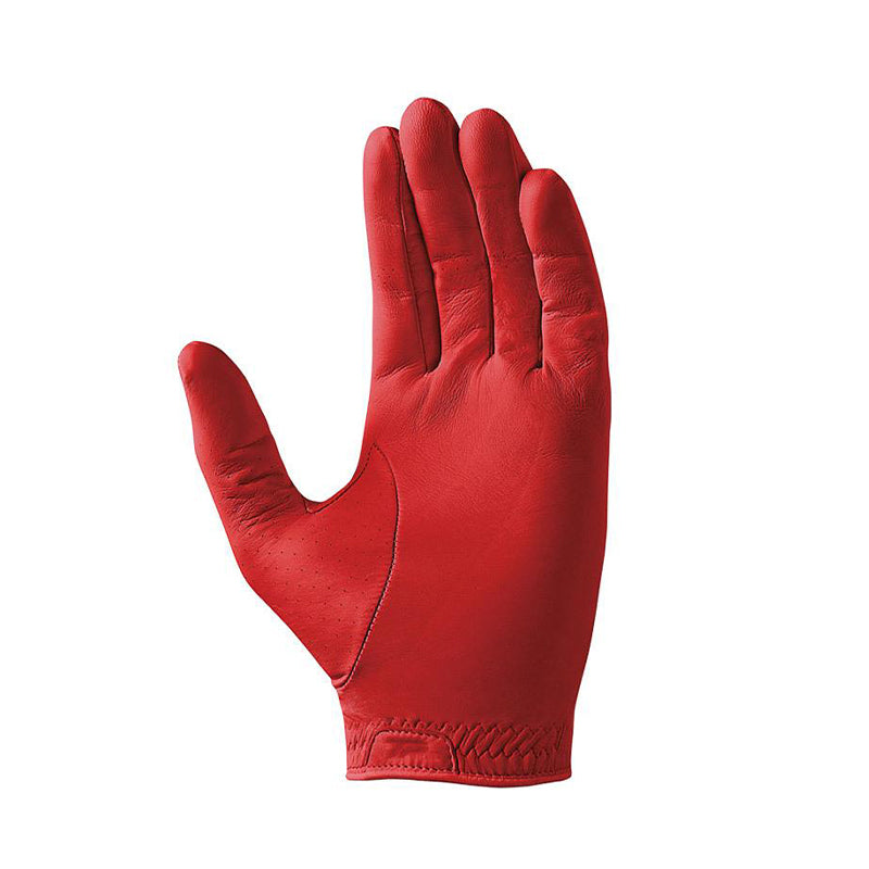 TAYLORMADE Tour Preferred Coloured Leather Men's Glove (Red)